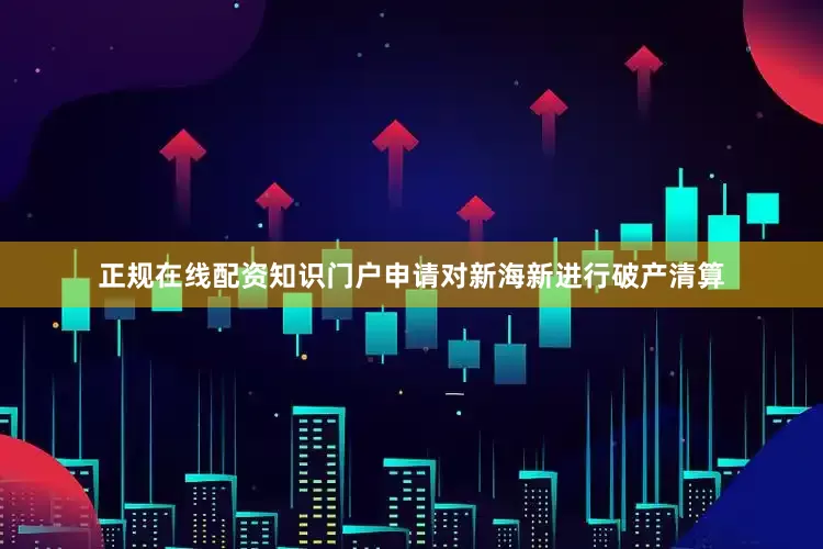 正规在线配资知识门户申请对新海新进行破产清算